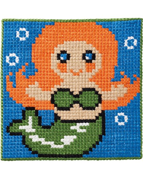 Barnestramaj || Havfrue 25x25cm